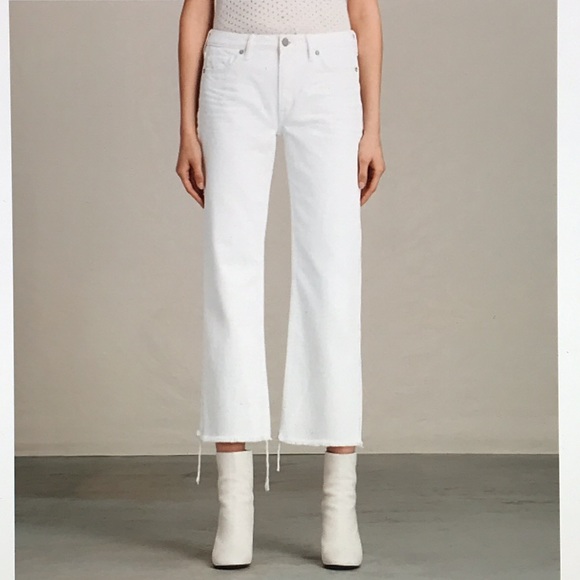 All Saints Denim - All Saints Belle cropped flare jeans 26 New